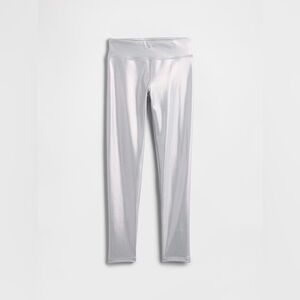 GAP Shine Silver girls Leggings. Size S (6-7)